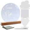 HELLO HIPPO® Personalisierbare LED-Nachtlampe für Kinder und Familien - Geschenk zur Geburt, Taufe, Kinder-Nachtlicht