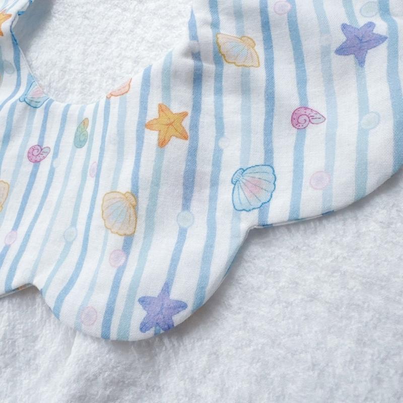 Cotton Bib Cartoon Print Baby Feeding Towel Soft Comfortable Saliva Towel Newborns Burping Cloth for Boys Girls