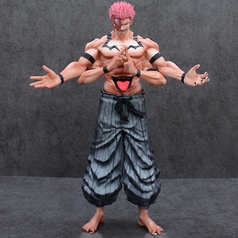 Jujutsu Kaisen Figuras Ryomen Sukuna Action Figure 30cm Manga Figurine PVC Anime Collectible Model Doll GK Statue Birthday Gift