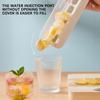 Ice Cubes Stencils Box Easy Release Mini Ice Cubes Tray with Removable Cover Stackable Spill Resistant Ice Cubes Stencils Box