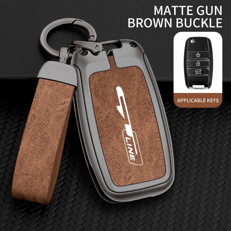 AHU1 1Pc Car Smart Key Case Cover For Kia GTLine Rio 3 K2 Ceed Cerato K3 Sportage 4 Picanto K5 Sorento Optima Forte Stinger 2017 2018