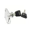 136 Zinc Alloy Key Operated High Safety Powder Coated Silver Customizable Office Desk Glass Cabinet File Cabinet Furniture Lock