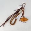 Braided Rope Bag Pendant Alkaline Water Bread Keychain Pendant Cute Bag Pendant Chocolate Pendant