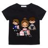 Cartoon Anime Toca Life World Print Kids T-Shirts Manga Baby Girls Clothes Boys Summer Short Sleeve T Shirt Children Tops Y2k