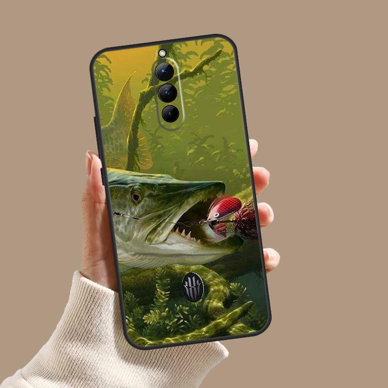 Art Fishing Lure Case For ZTE Nubia Red Magic 10S 9S 8S 8 9 10 11 Pro Plus 6 7 6S 7S Pro 5G 6R 10 Air Cover