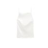Spring New Arrival White Suspender Vest Fashion Casual Open Back Design Waist-Tight Short Top 3067066