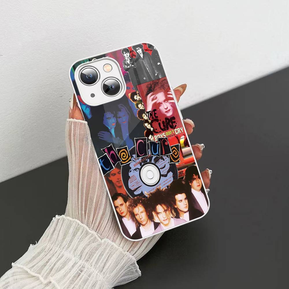 Rock Band THE C-CURE Music For IPhone 14 13 12 Mini 11 Pro XS Max X XR 14 Plus Tempered Glass Cover
