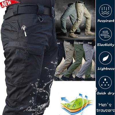 Outdoor-Sport-Wanderhose, schmale taktische Spezialhose, Freizeithose mit mehreren Taschen