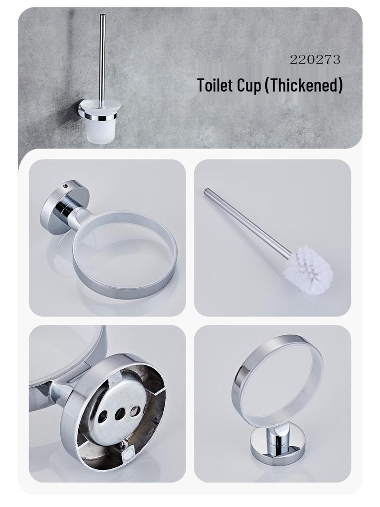 Stainless Steel Bathroom Towel Rack & Hanger Set