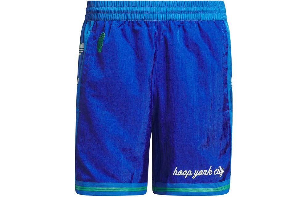 Adidas Originals HOOP YORK CITY Casual Shorts Unisex Dark Blue IT9952 XS