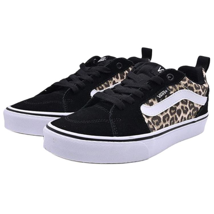 Vans Filmore Skateboard Shoes Women's Low Top Black Brown VN000EAGBM8