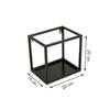 Wall Hanging Shelf Metal Black 20
