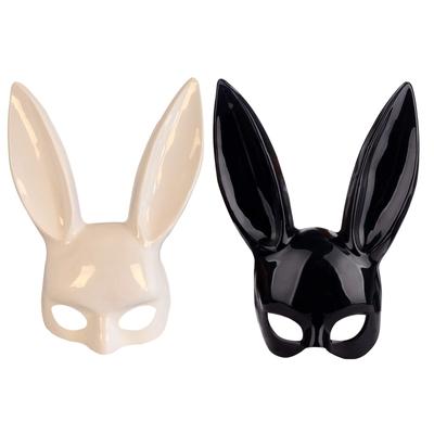 Black Bunny Ear Rabbit Mask Women Masquerade Anime Cosplay Rabbit Mask Props