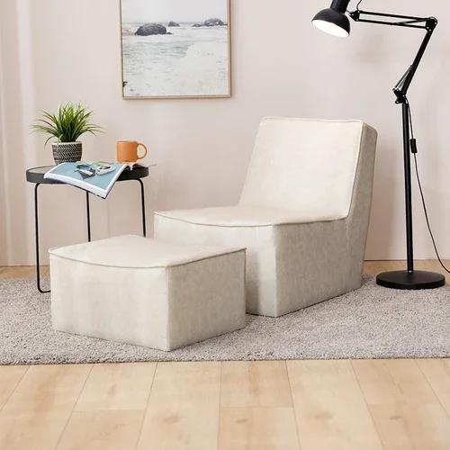 Floor Lazy Sofa - Leather Upholstery for Living Room & Balcony, Modern Minimalist Tatami Style, Leisure Lounge Chair