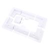 Solar Panel ABS Corner Brackets Solar Panel Mounting Brackets Kit Widely Used for RVs Vehicles Sheds Garages White