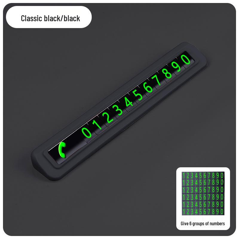 Luminous Creative Temporary Parking Card for Oshan Models: X70A, Z6, X5, Keshang, X7PLUS