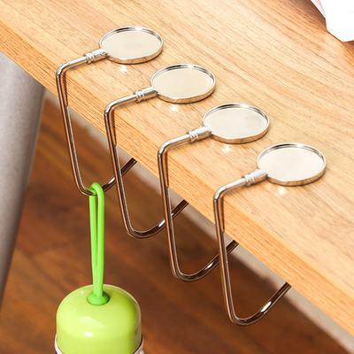 2 STK Bærbar sammenleggbar veske Krokhenger Veske Håndveskeholdere Sammenleggbar bordkrok Kvinner Handbag Organizer Kontorbord Sidekrok