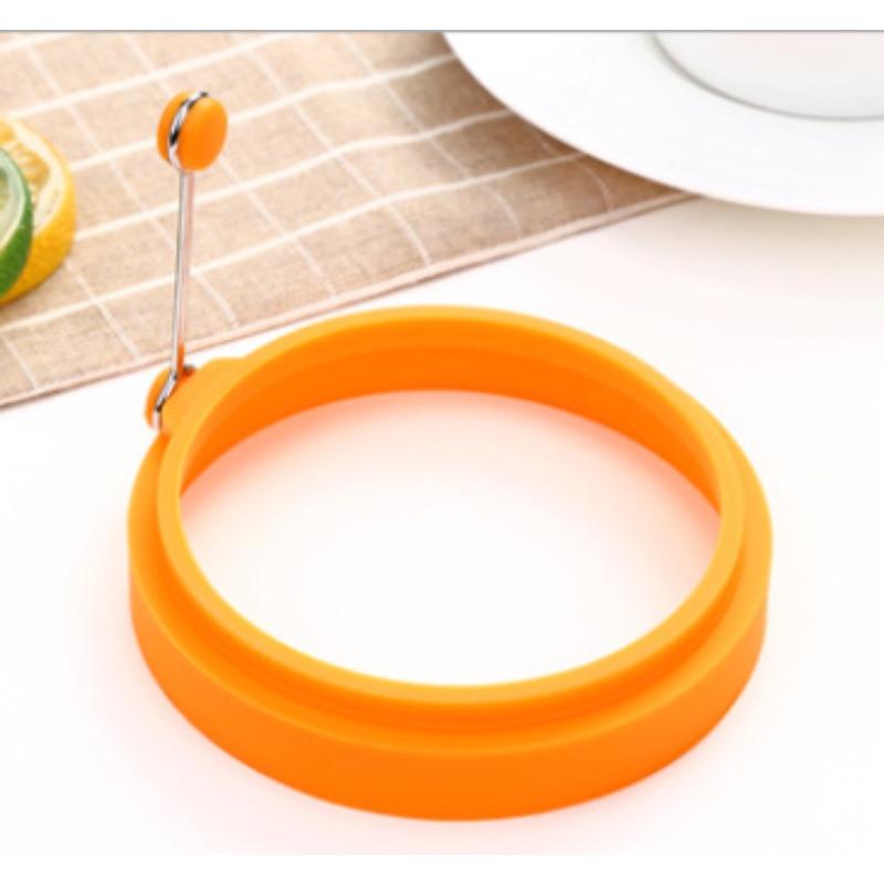 Stampo per frittata in silicone a forma rotonda per uova, frittura, pancake, stampo per colazione, essenziale