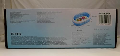 INTEX My Sea Friends Pool, 163 x 107 x 46 cm, 57482 [Official Japanese Product] [Pattern cannot be specified]