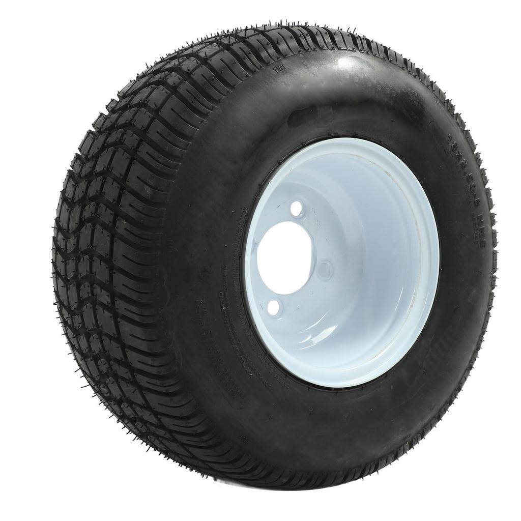 18x8.50‑8 Golf Cart Tires Rubber Better Handling Golf Cart Tire and Wheel Assembly Replacement for E‑Z‑GO Golf Carts