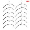 Arc Metal Thickened With Non-Slip Pads Clothes Hangers Perfect For Dresses Blouses And Pants Shirts And Sweaters Home Hangers