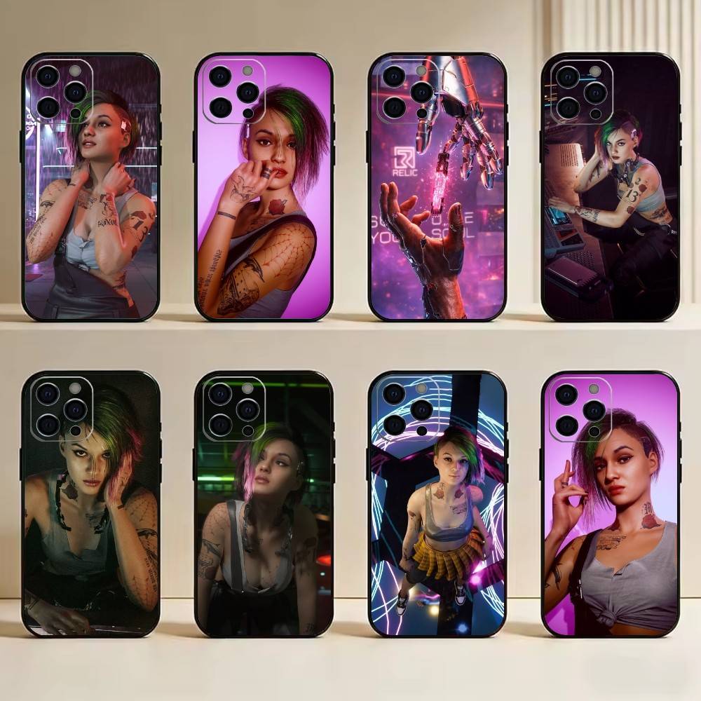 Judy Phone Case Silicone Soft For IPhone 17 16 15 14 13 12 11 X XR Plus Pro Max Plus