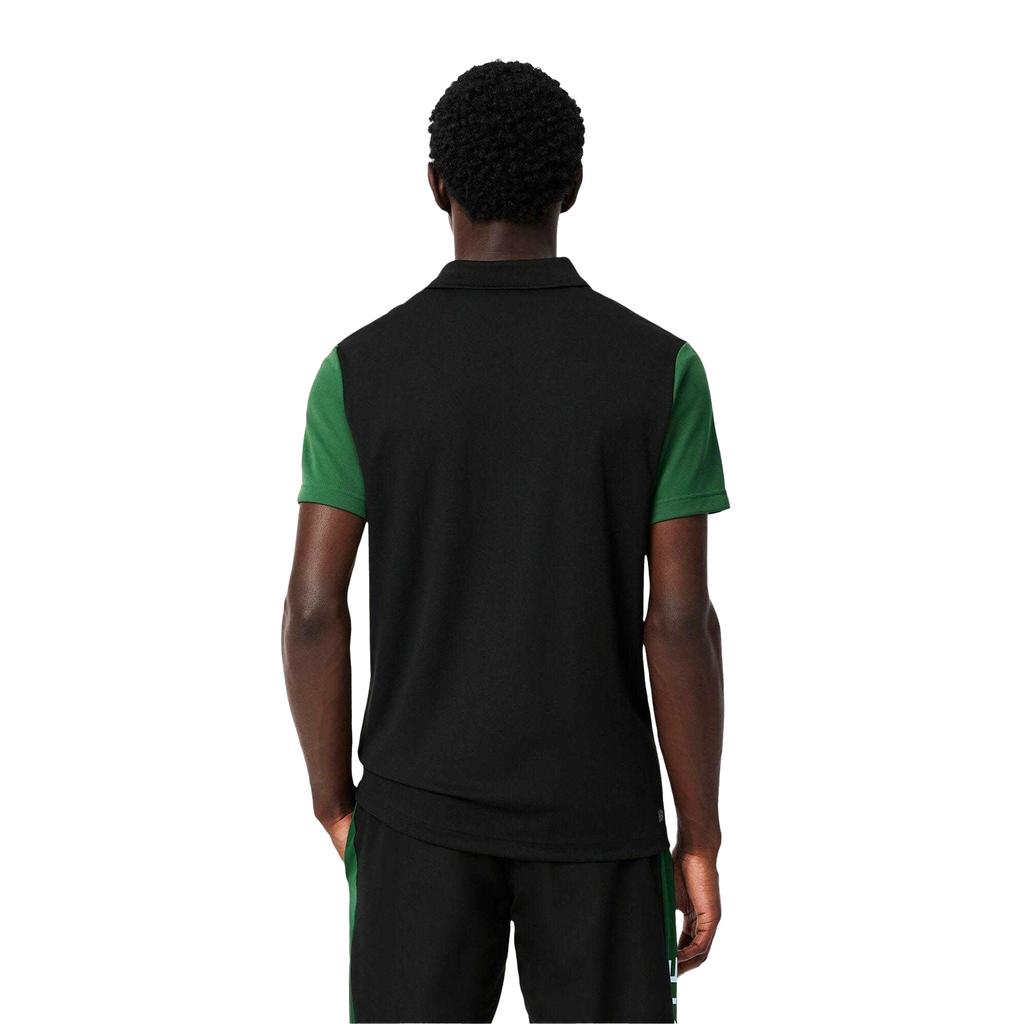 Lacoste Mens Logo Printed Ultra Dry Tennis Polo Shirt