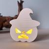 Pumpkin Silicone Mould White Emoticon Pumpkin Mold Halloween Light Mold Compact Plaster Drip Mold For Halloween Party Birthday