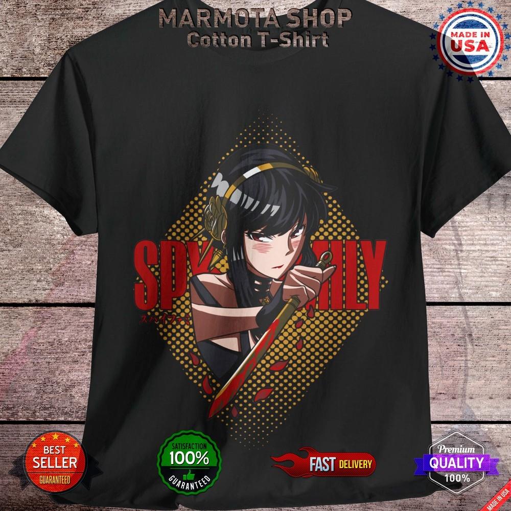 

Spy X Family T-Shirt Yor Briar Anya Forger Anime Japanese Tee Shirt Waifu Unisex 2XL