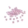 Colorful Square Prong Rhinestones: Right-Angle Silver Crystal Zircon for DIY Phone Chains and Jewelry.
