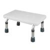 Adjustable Non-slip Aluminum Bathroom Footrest Stool