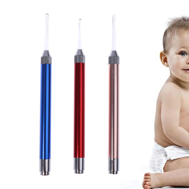 1Pcs Ear Wax Remover Led Flashlight Tweezer Earpick Curette Cleaner Ear Cleaner