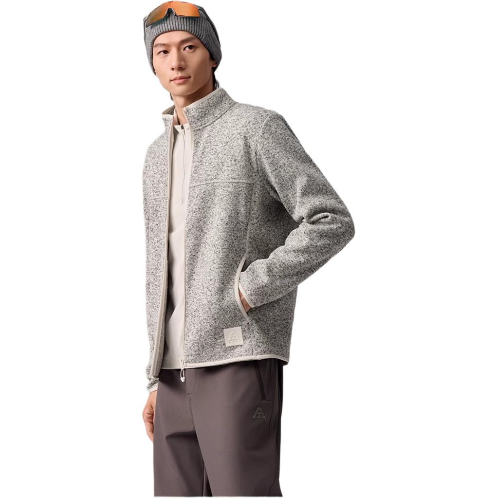 Anta Outdoor Minimalist Comfortable Casual Versatile Stand Collar Jacket Men Jacket 952546701-1