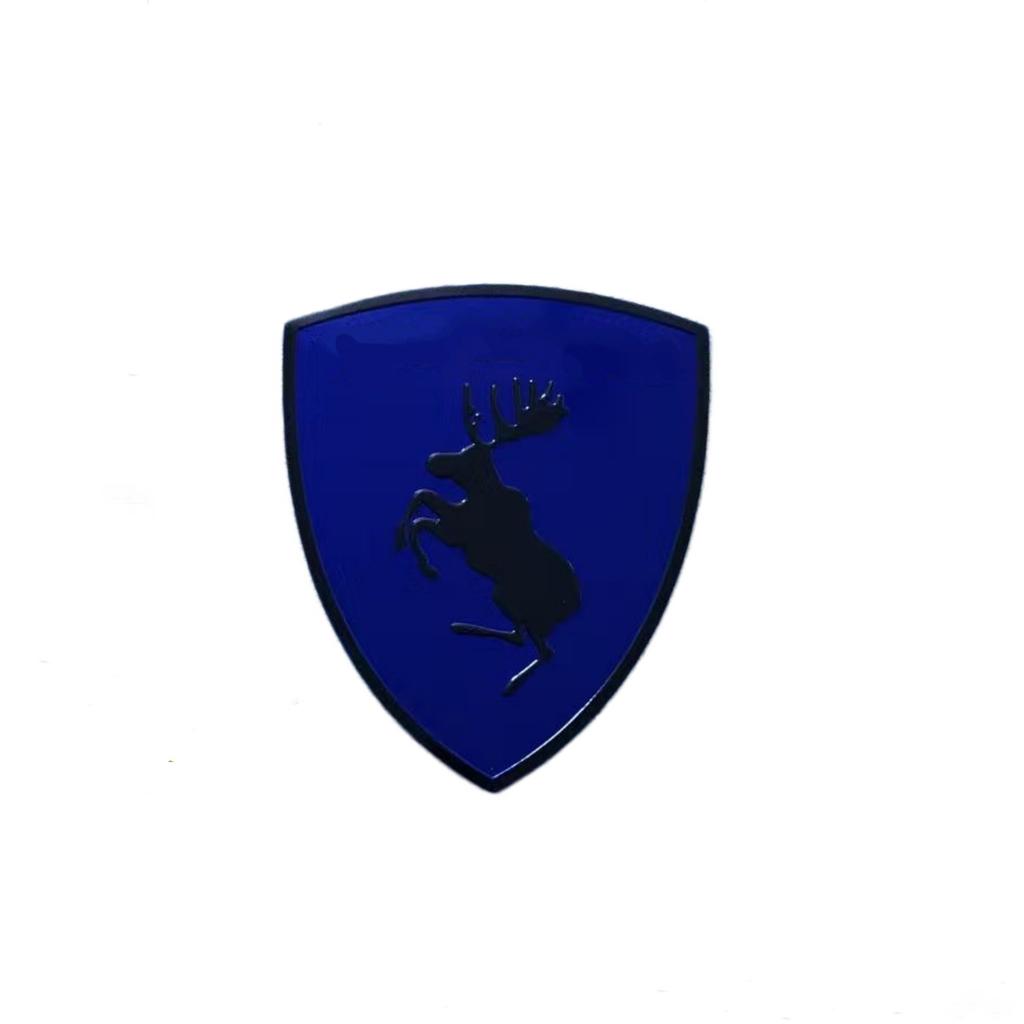 1Pc 3D Aluminum Emblem Car Side Fender Rear Trunk Body Badge Logo Sticker