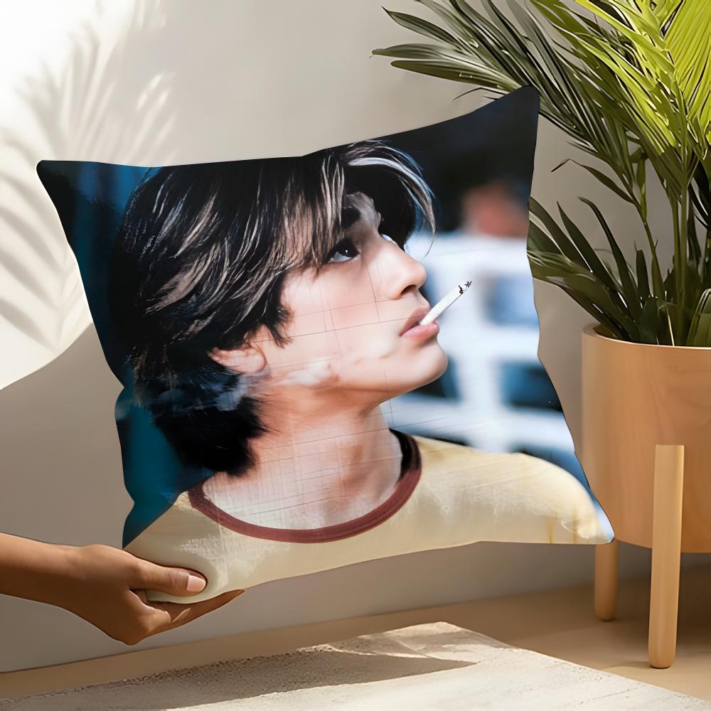 Asian Actor Icon Takeshi Kaneshiro Pillow Case Home Living Room Decoration Linen Pillow Cases Cushion Cover
