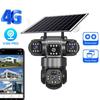 QL22 True 360° Wireless Smart Solar Camera with Three-Eye, Three-Screen Integration
