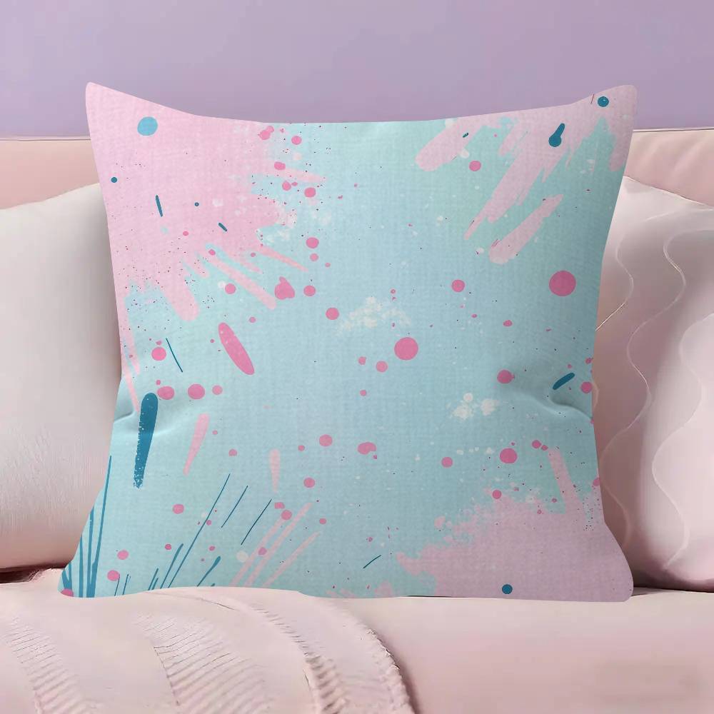 Light Pink Paneling beauty  Cushion Cover Car Throw Pillow Case For Sofa Car Christmas Gift 40x40cm 45x45cm