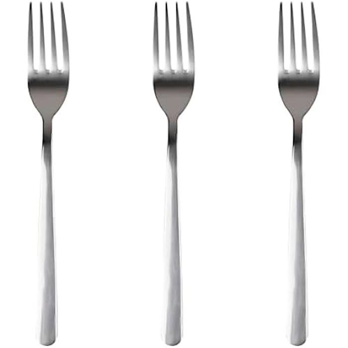 Lot De Fourchettes - SAN IGNACIO - Q4403 - Acier Inoxydable Recyclé - Finition Brillante - Design Attrayant