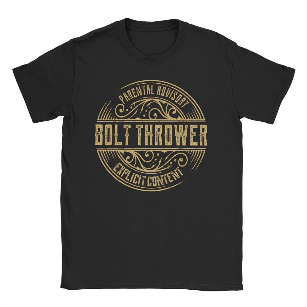 Bolt Thrower Rock Band Logo T Shirts Men Women's Cotton Crazy T-Shirts Round Collar Tee Oversized High Quality Soft Comfortable