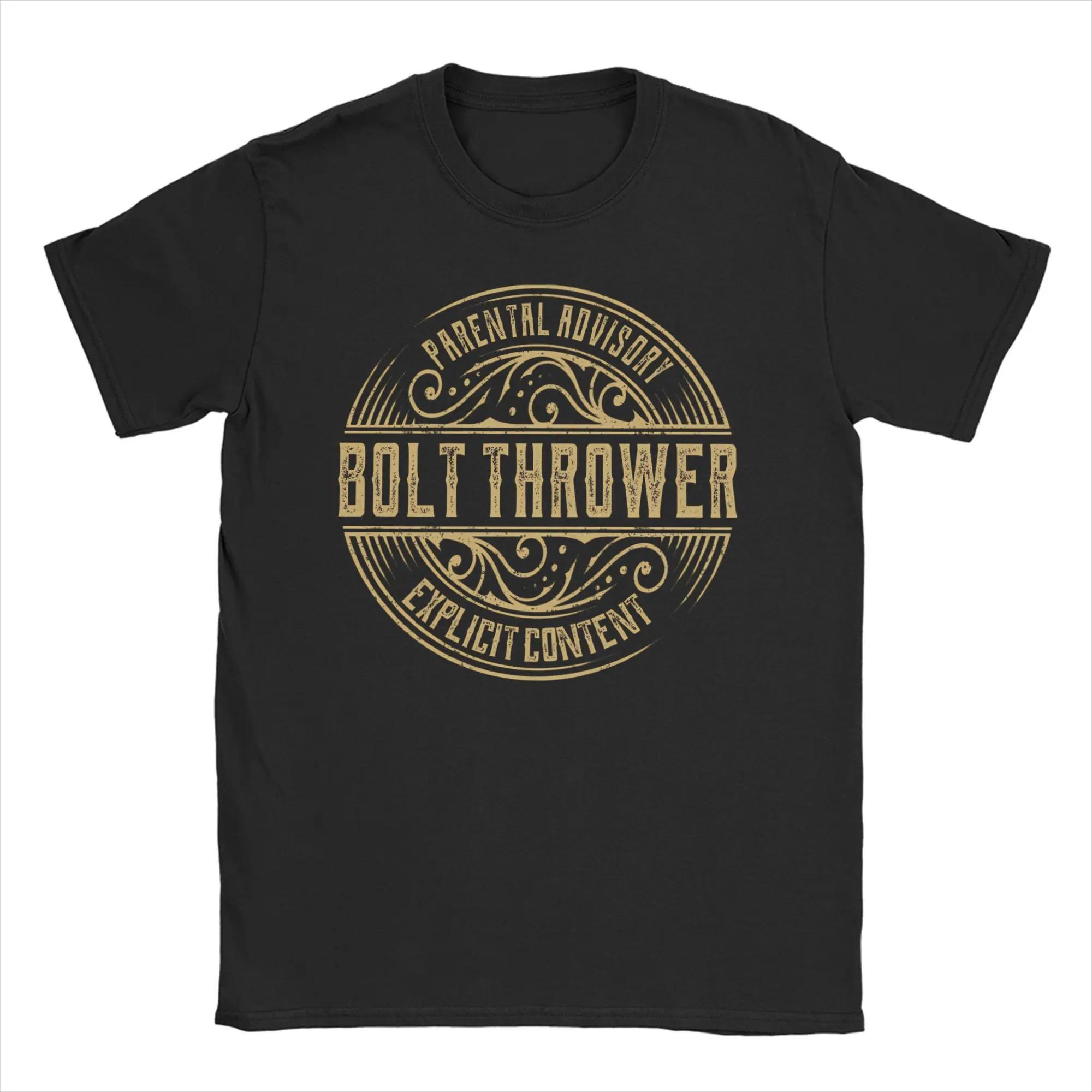 

Bolt Thrower Рок-гурт Логотип Футболки Чоловічі Жіночі Бавовняні Божевільні Футболки Круглий комір Футболка Оверсайз висока якість м яка Зручні M