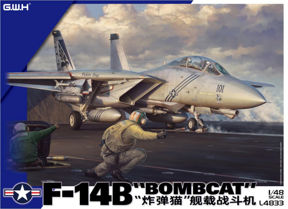 

great wall hobby Американский Бомбкэт Пластиковая Модель L4833 1/48 F-14B (Самолет)