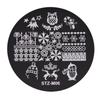 1pc Nail Art Stamping Plates Flower Animal New Year Merry Christmas Design Nail Templates Stamp Image for Manicure Stencil Tools