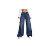 GRECIILOOKS Women Cotton Blend Casual Regular Fit Jeans (Blue, 30)