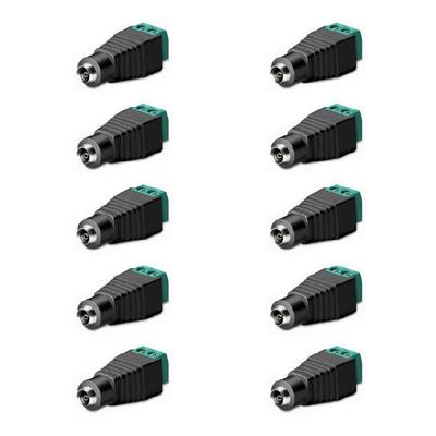 10pcs DC12V To 24V 5.5x2.1mm Power Connectors Design For Versatilitys Electronic Applications Easy Installation Plugs