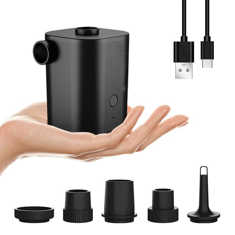 Electric Air Pump Portable Wireless Air Compressor Inflator/Deflator Pumps for Inflatable Cushions Air Beds Boat Swimming Ring