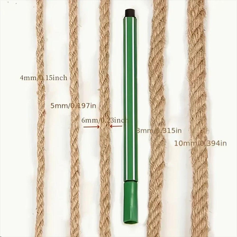 1Roll Tree Scratching Post Natural Sisal Rope Toy Pet Supplies DIY Cat Scratcher Rope Cats Paw Claw 4mm/6mm Furniture Protector