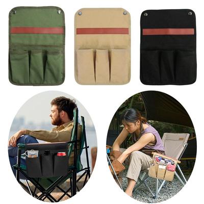 Multifunctional Hanging Side Storage Pouch Outdoor Camping Hiking Gear Accessory Chair Armrest Camping Chair Armrest Organizer