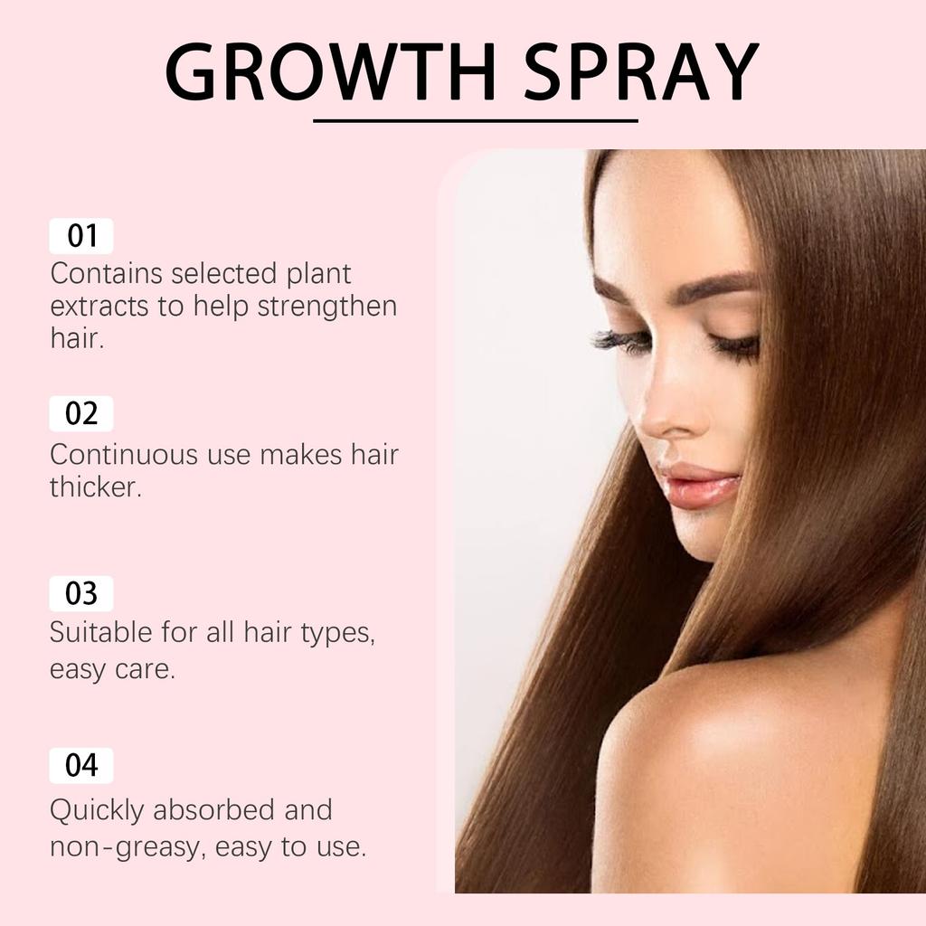 Hair Growth Spray Nourishes Hair Follicles Strengthens Hair  Hair Loss And Strengthens Hair To Promote New Hair Growth 100ml