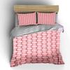 Pink brick wall pattern. Bedding sets Duvet cover sets Duvet covers Pillowcases(1 * Duvet Cover 2 * Pillowcases, without duvet insert)