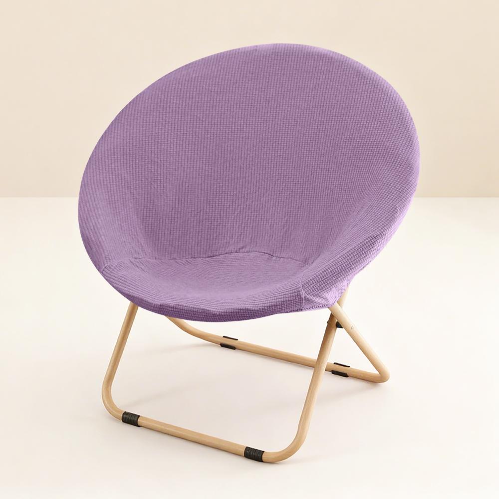 Funda Redonda para Silla Saucer Suave Elástica Funda para Silla Luna para Protección de Muebles Protector para Silla Plegable de Camping para Exteriores